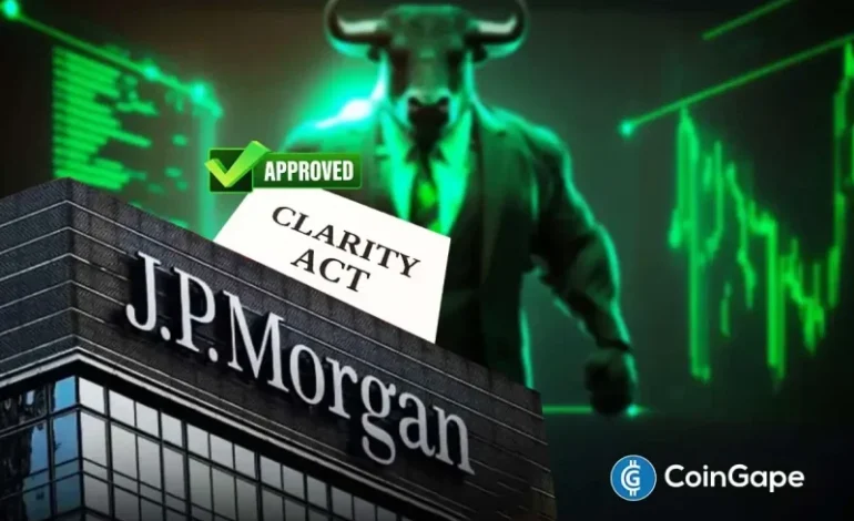  JPMorgan Projects Bullish Crypto Market in H2 Following CLARITY Act Approval