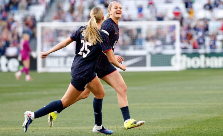  USA vs. Argentina player ratings: Heaps scores goal in SheBelieves Cup win