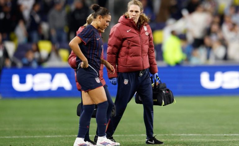  Trinity Rodman injury news: USWNT star suffers back issue vs. Argentina
