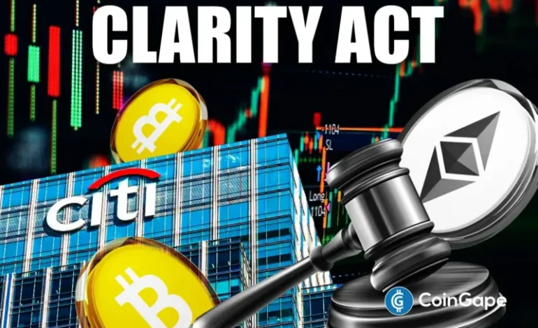  Breaking: Citigroup Cuts Bitcoin and Ethereum Price Targets amid CLARITY Act Delays