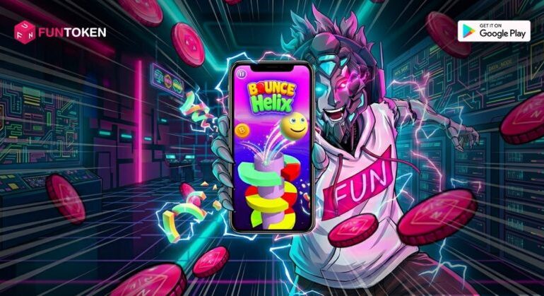  FUNToken Launches First Mobile Game “Bounce Helix” on Android